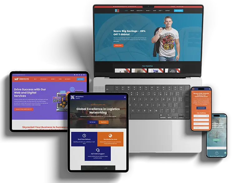 Multiple Gadgets Web Designs